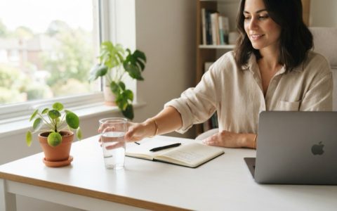 Uống nước đúng giờ khi làm việc văn phòng: cách tạo thói quen